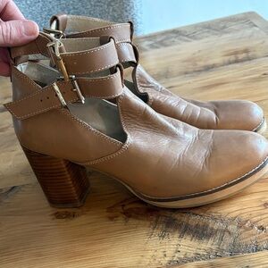 Seychelles Tan Heeled Boots for Women